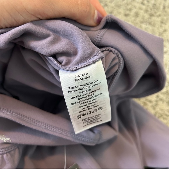 NWT Eddie Bauer Purple Hi-Rise Ankle Cuff Joggers Size XS - Picture 6 of 10